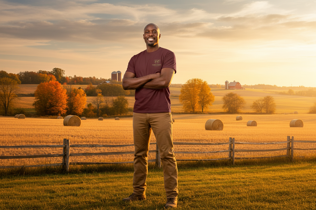 Cardinal Black - Black Man Farmer Model