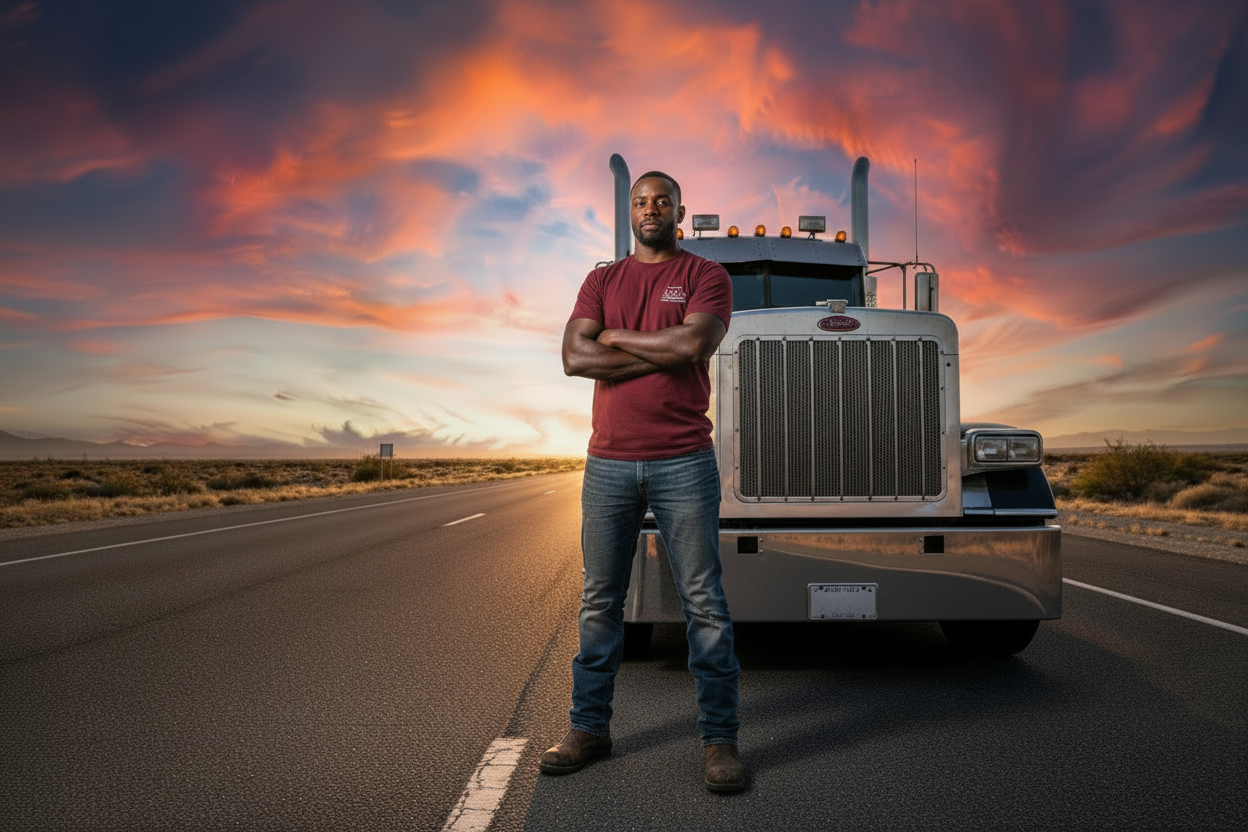 Cardinal Black - Trucker Model