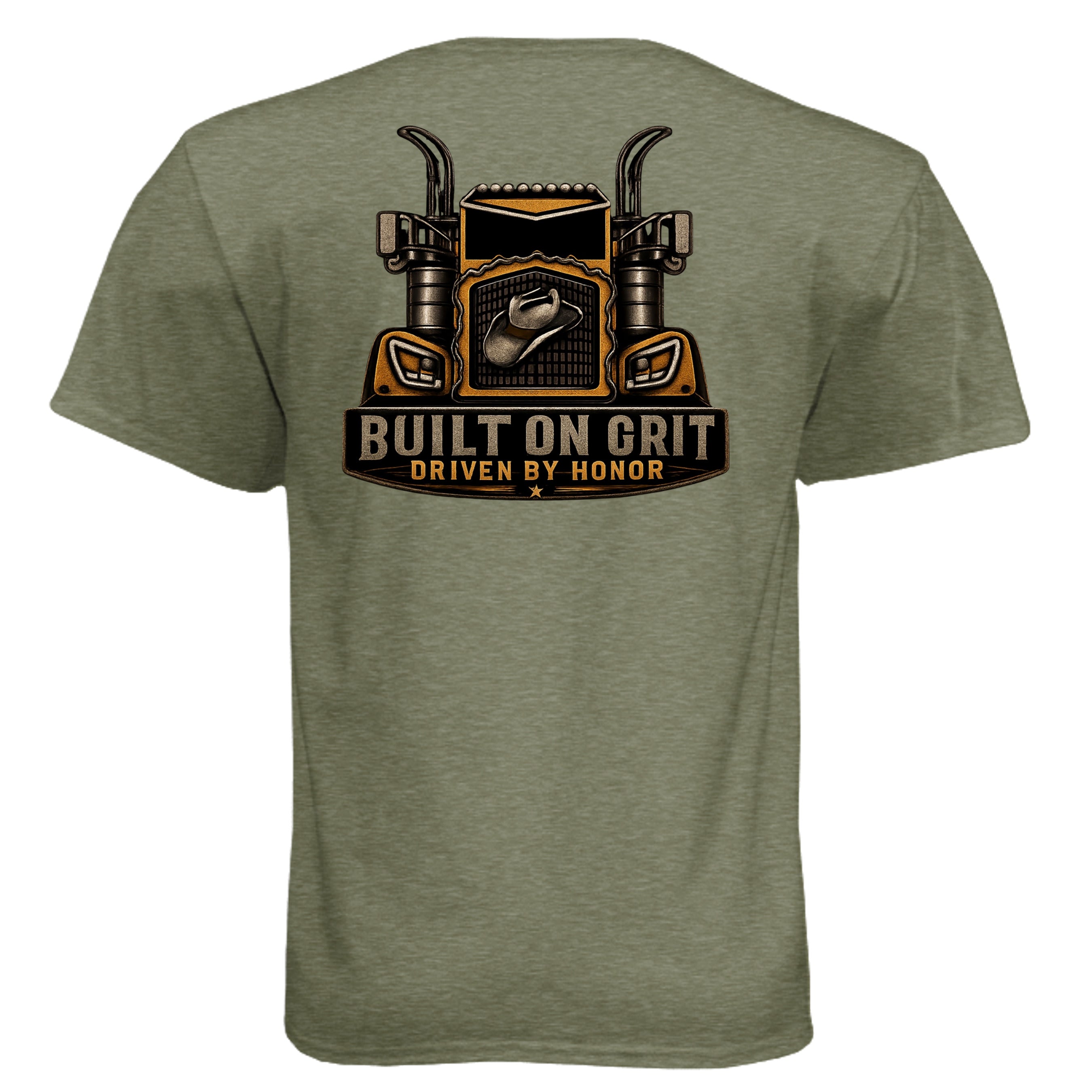 MILITARY GREEN - 6010 - BACK