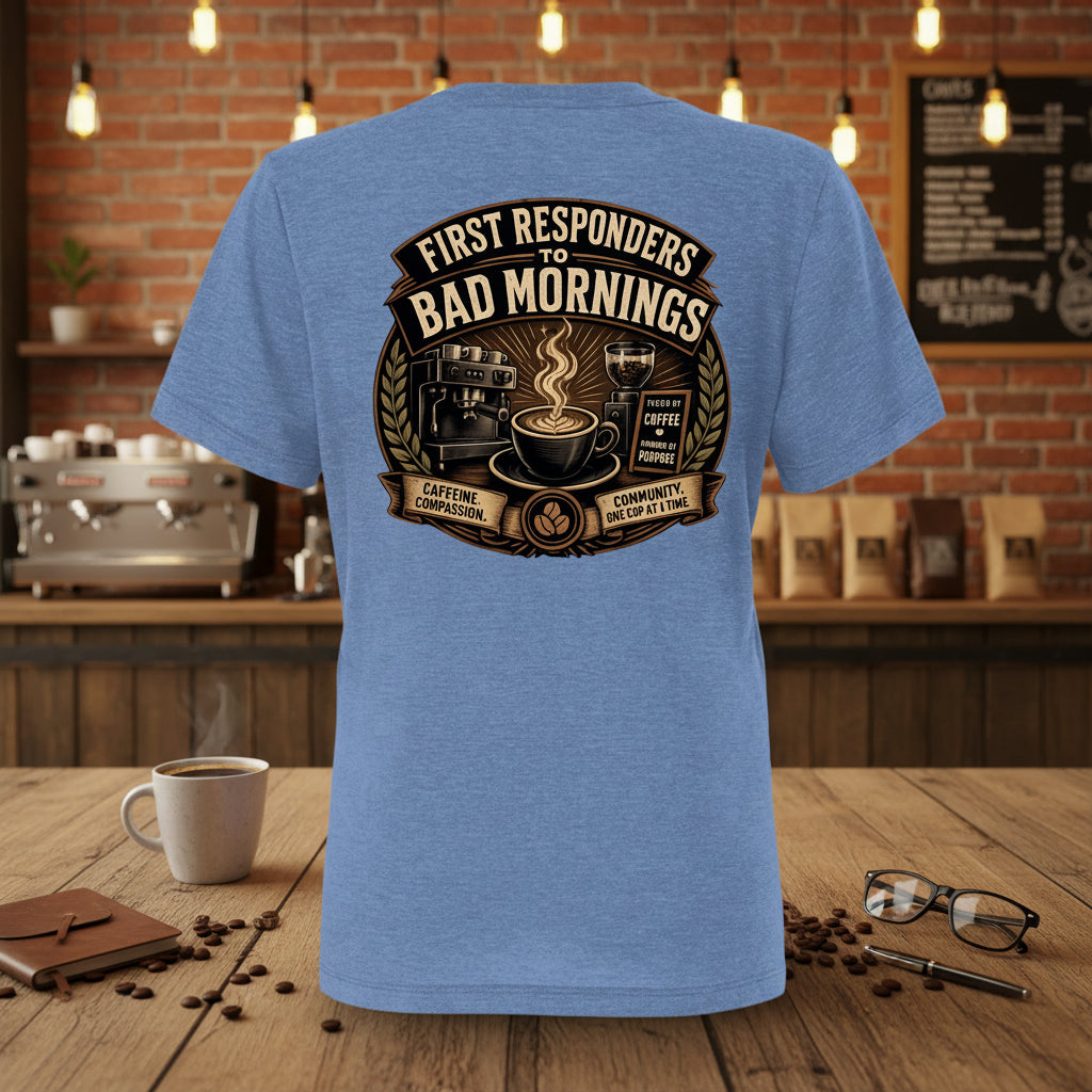 Blue Triblend - 6413 - BACK