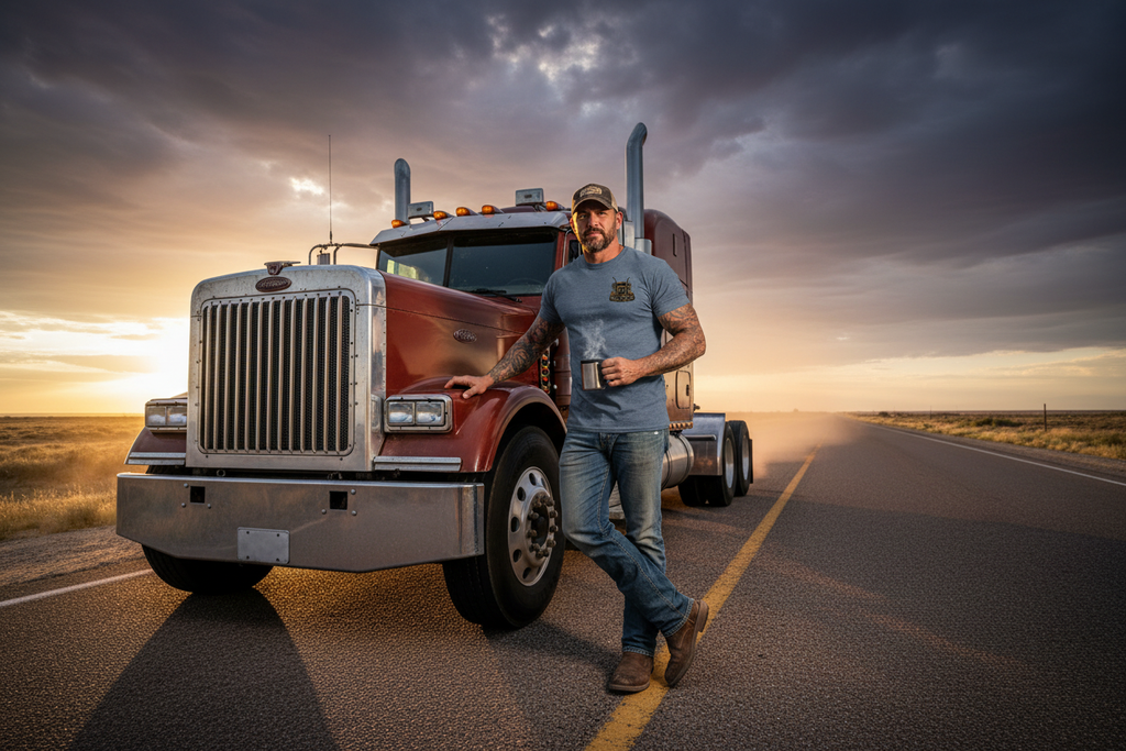 Vintage Navy - Trucker Model